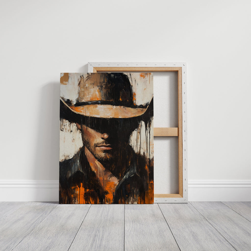 Shadowed Cowboy – Bold Western Expression
