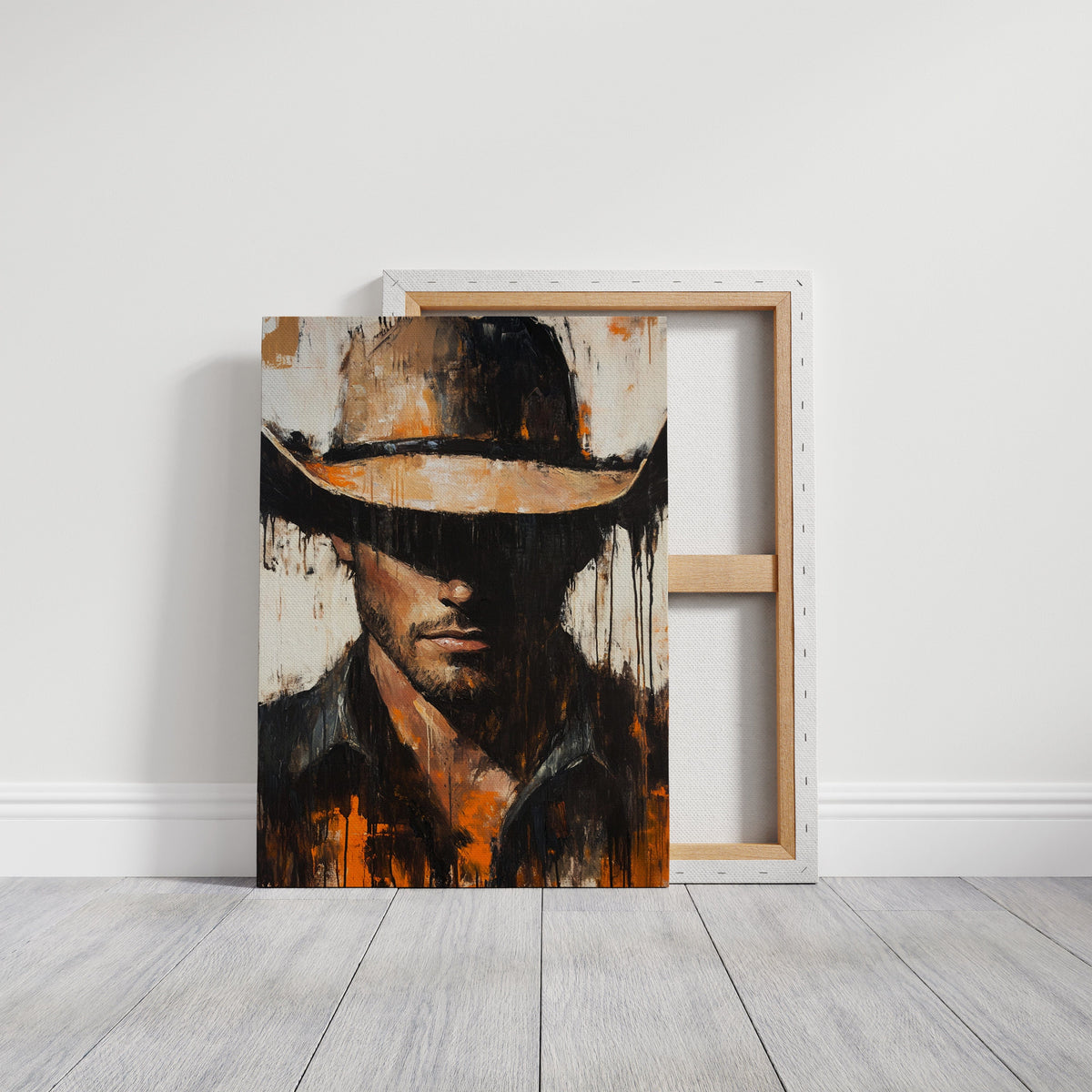 Shadowed Cowboy – Bold Western Expression