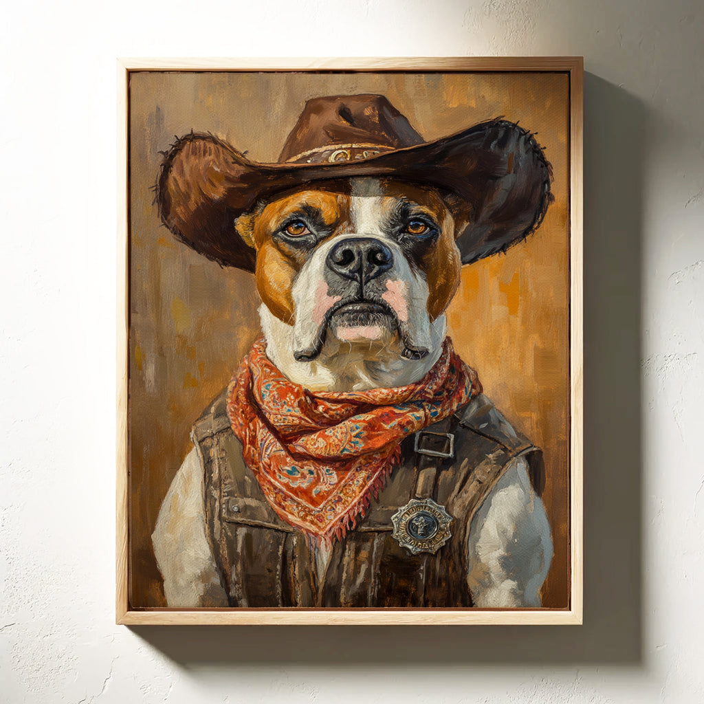 Boxer Sheriff of the Silent Plains