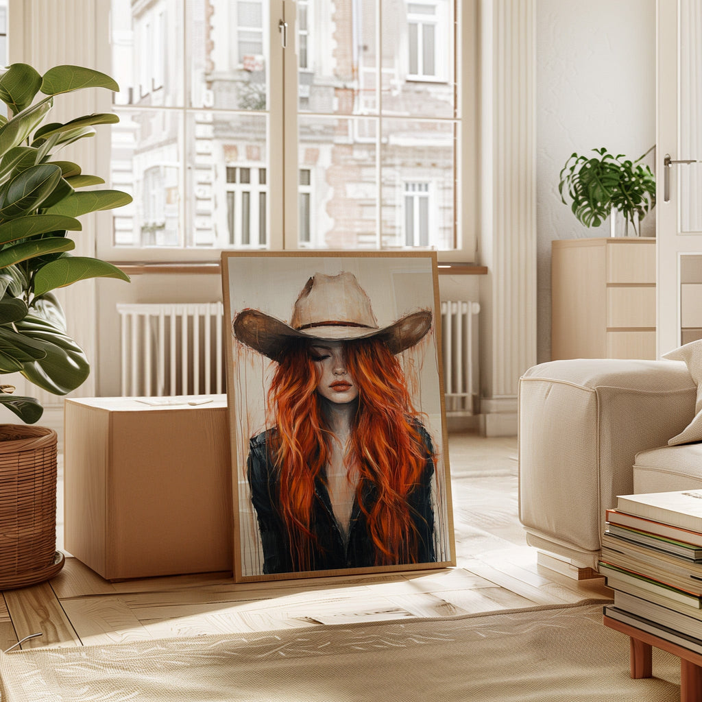 Cowgirl Ember – Rustic Elegance in Red