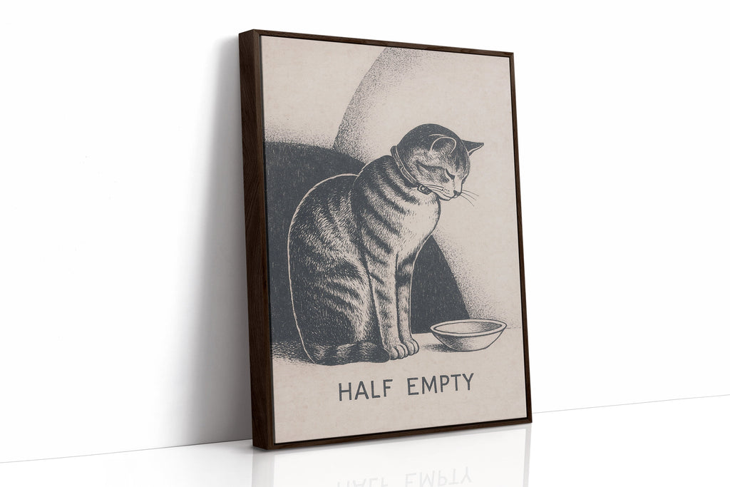 Half Empty Cat