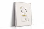 Seagull on a Toilet Roll