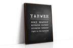 Yahweh Chalkboard Declaration