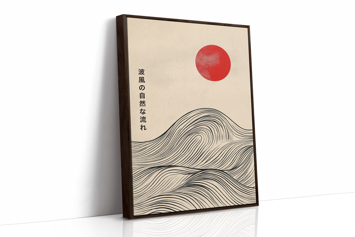 Minimalist Japanese Waves – Timeless Flow of Nature