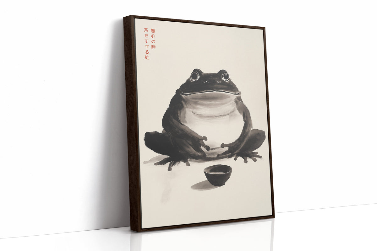 Zen Frog – A Moment of Tea