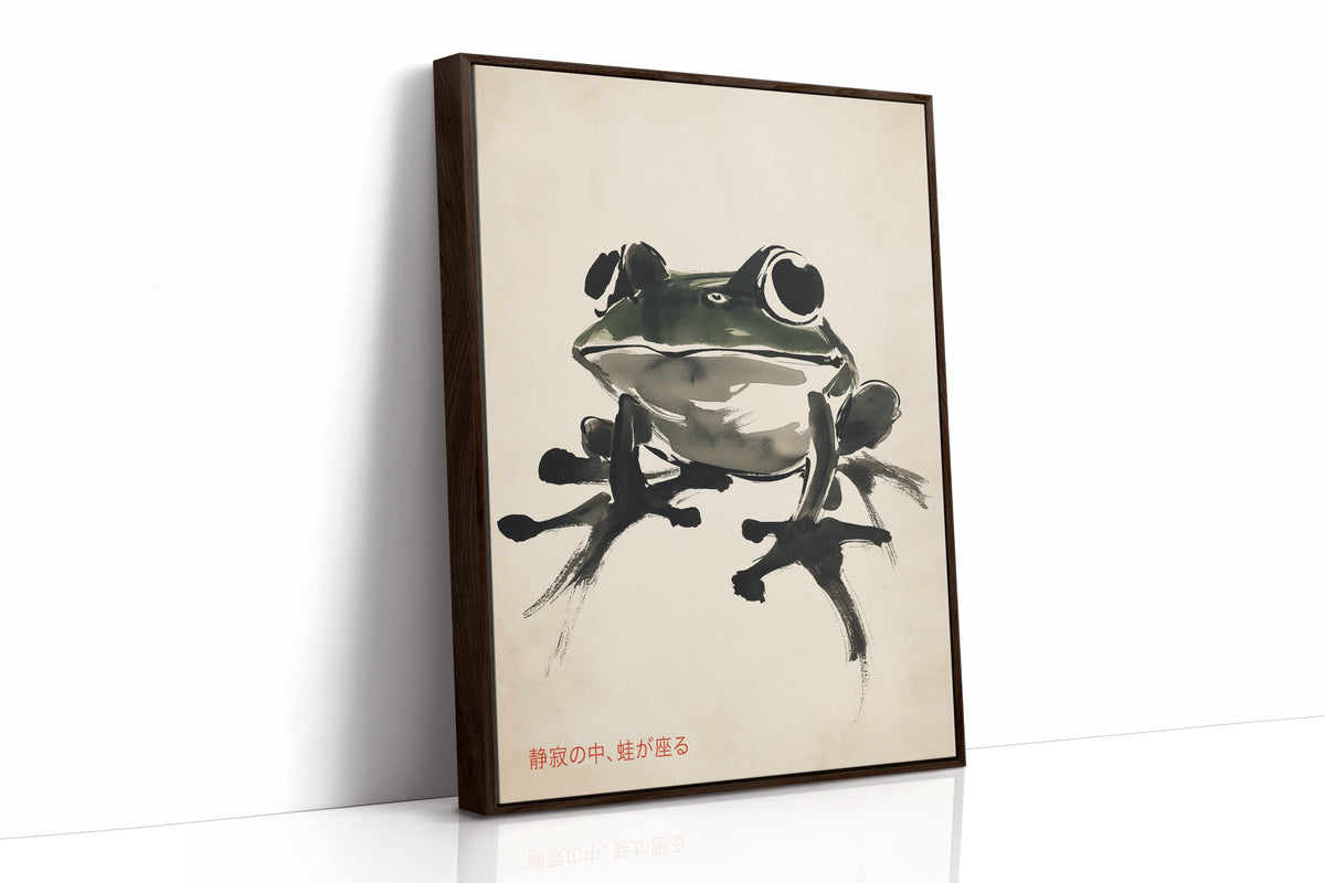 Zen Frog in Stillness