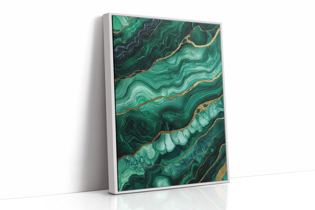 Veins of Emerald and Golden Earth