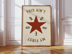 Rodeo Star Western Quote Print