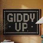 Giddy Up Western Typography