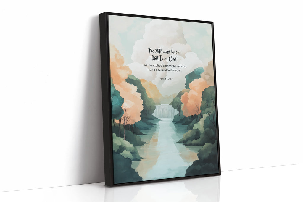 Be Still and Know Forest Waterfall