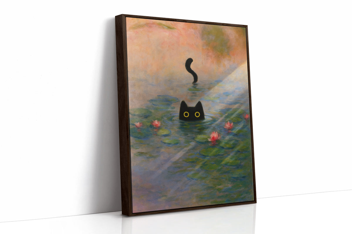 Mystery Cat Among the Lilies