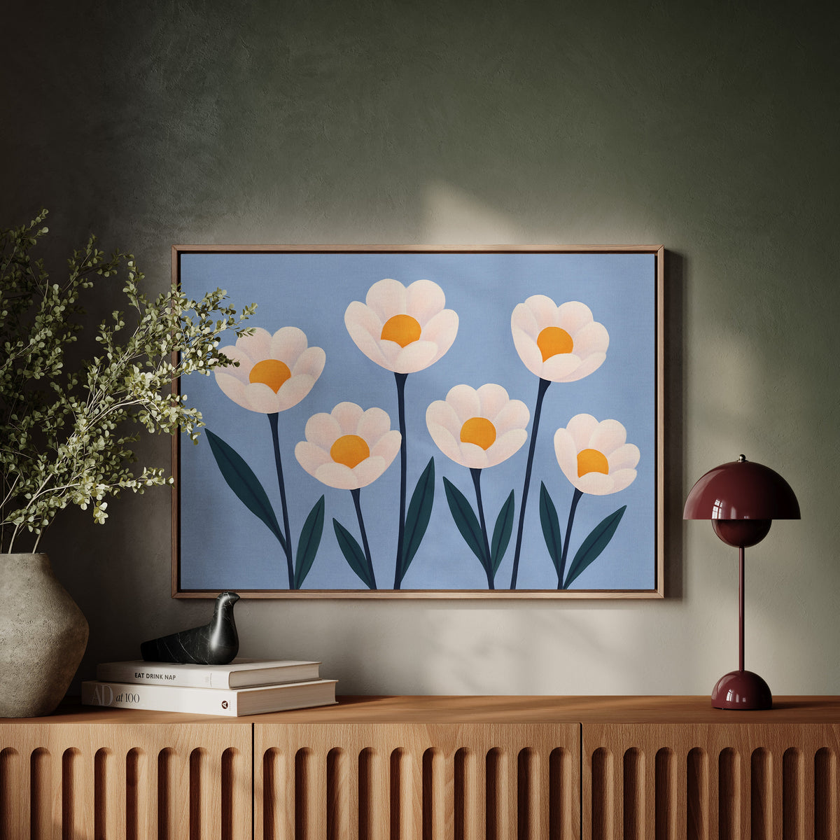 Sunlight Blooms in a Blue Sky
