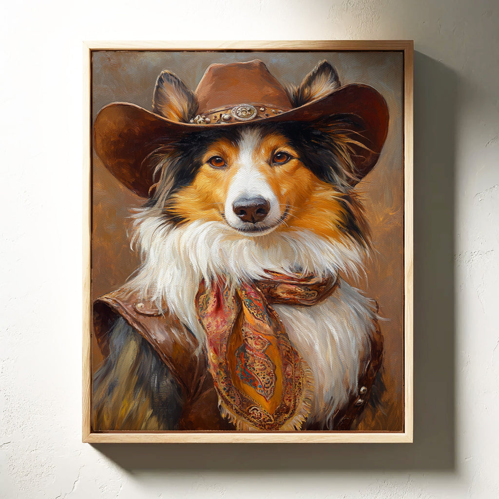 Rough Collie Sunset Wrangler