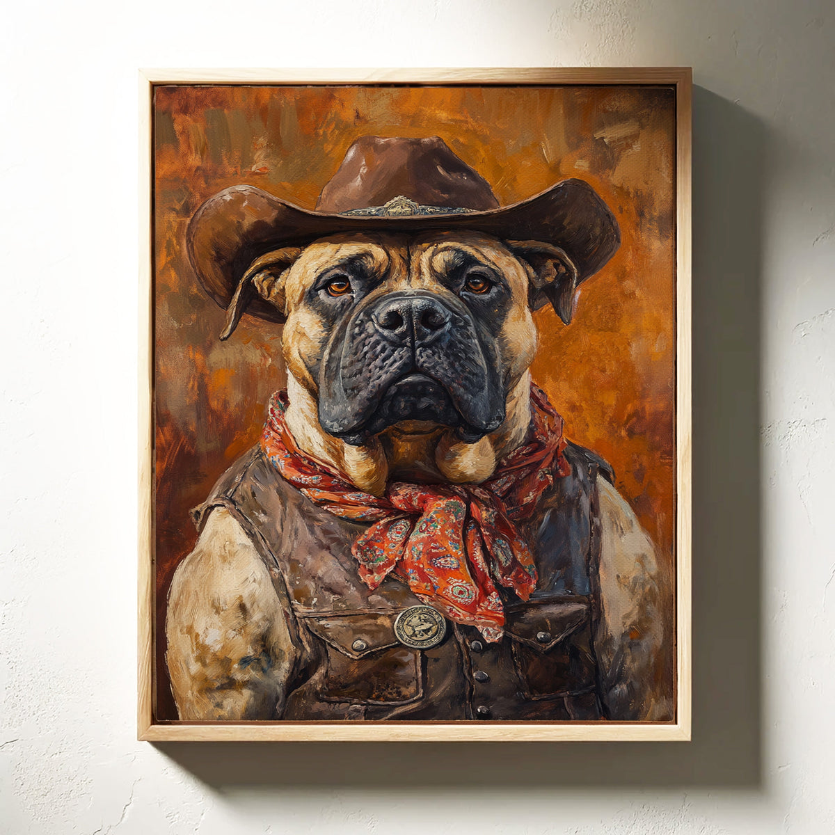 Bullmastiff Sheriff of the High Plains
