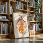 Orange Tabby in a Market Tote
