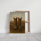 Western Boots Still Life – Cowboy Art Print