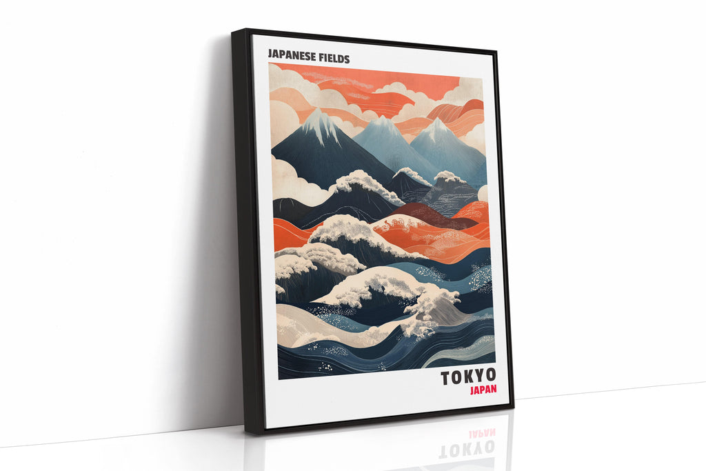 Japanese Fields – Mountain and Wave Harmony