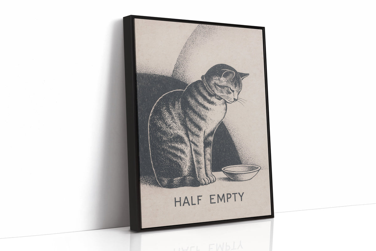 Half Empty Cat
