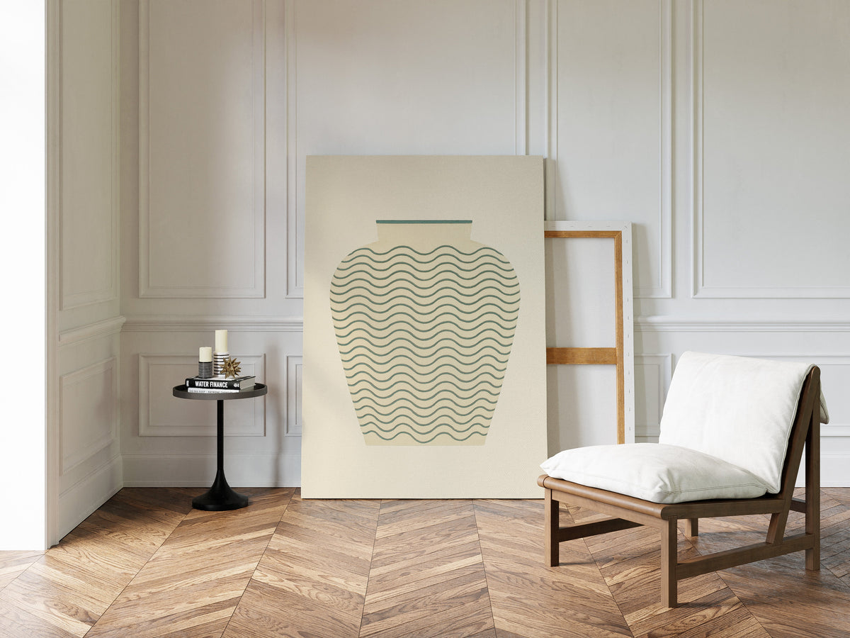 Waves on a Clay Vessel