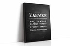 Yahweh Chalkboard Declaration