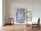 Floral Moon in Indigo Bloom
