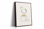 Seagull on a Toilet Roll