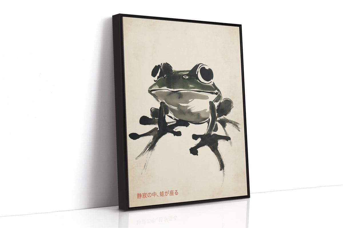 Zen Frog in Stillness