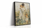 Mother and Children in the Summer Meadow
