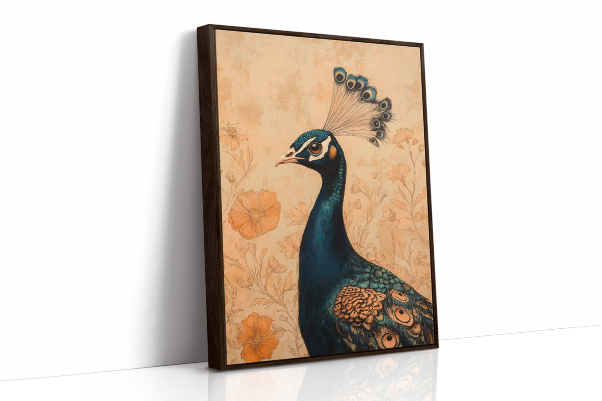 Poise and Petals in Copper and Teal