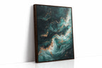 Celestial Drift in Emerald and Gold