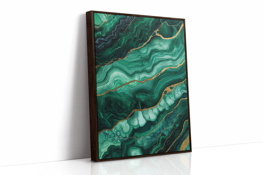 Veins of Emerald and Golden Earth