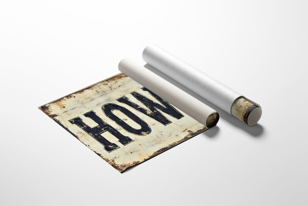 Rustic “Howdy” Western Wall Art