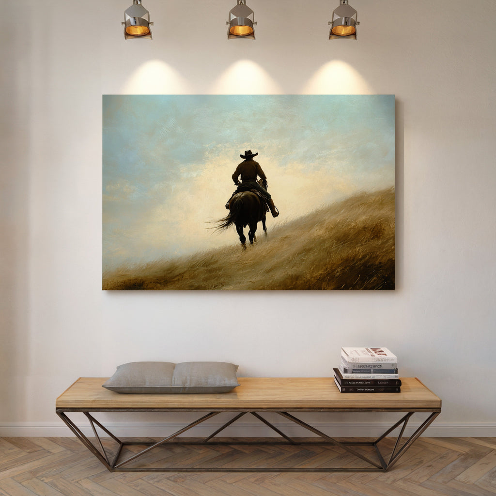 Rider Toward the Sky
