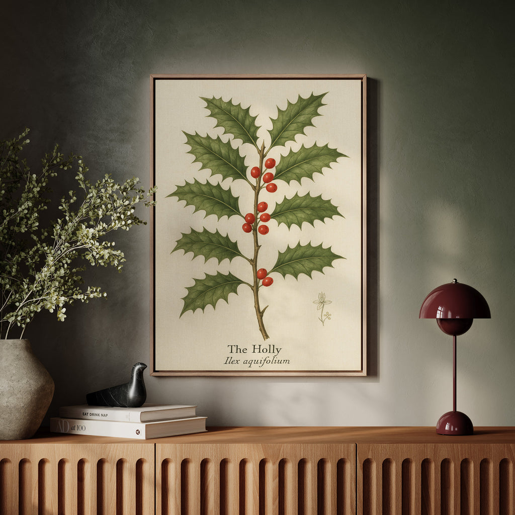The Holly Botanical Art Print