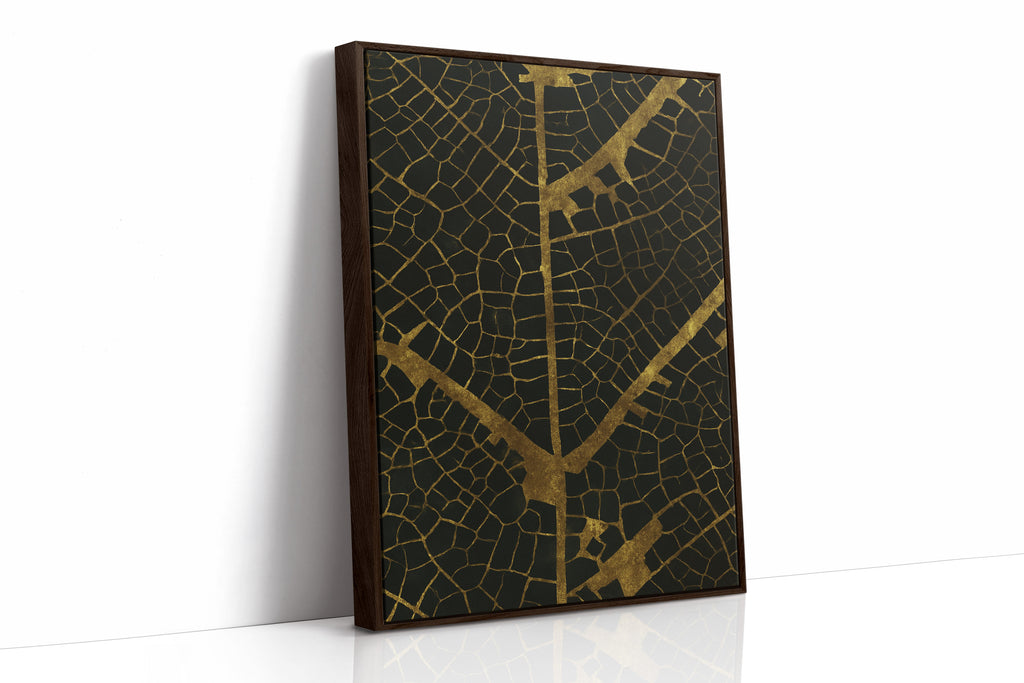Gilded Leaf Veins