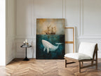 Whale Dreams Beneath the Tall Ship
