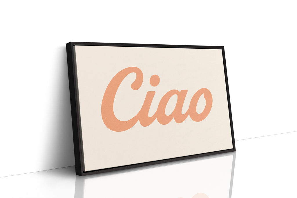 Ciao Retro Wall Art Print