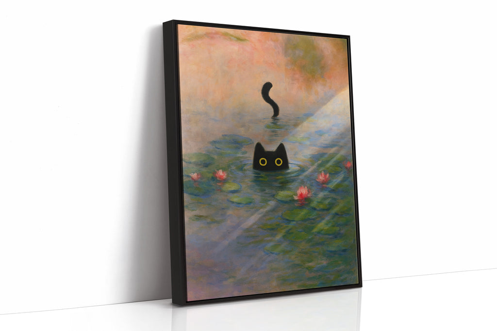 Mystery Cat Among the Lilies