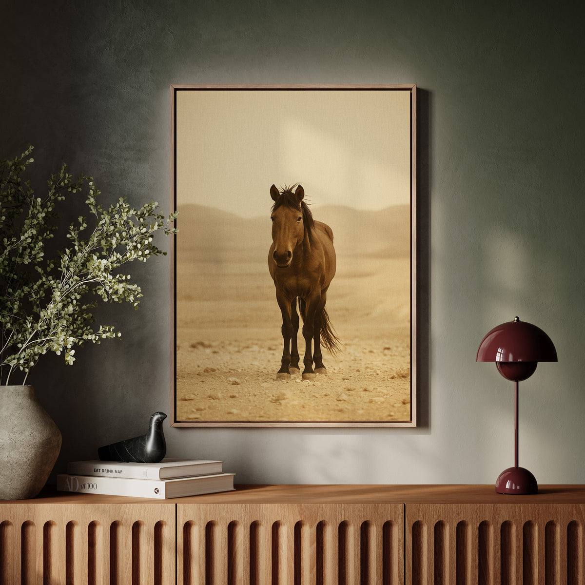 Lone Desert Mustang