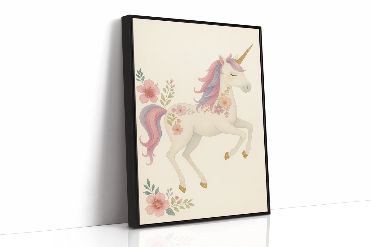 Blossom Mane Unicorn in Dreamy Pastels
