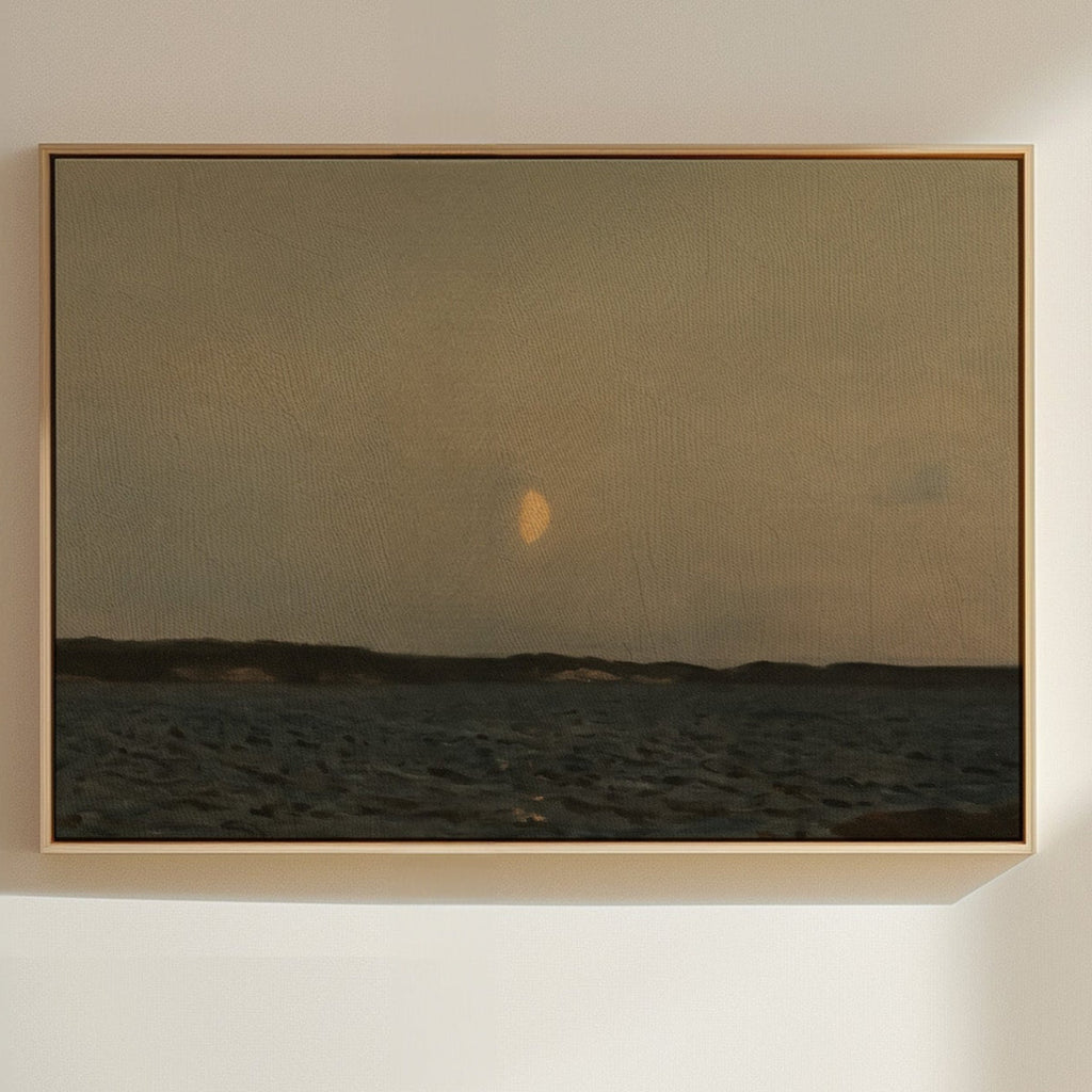 Moonrise Over Quiet Waters