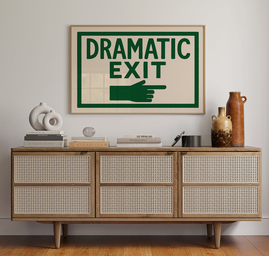 Dramatic Exit (Stage Left)