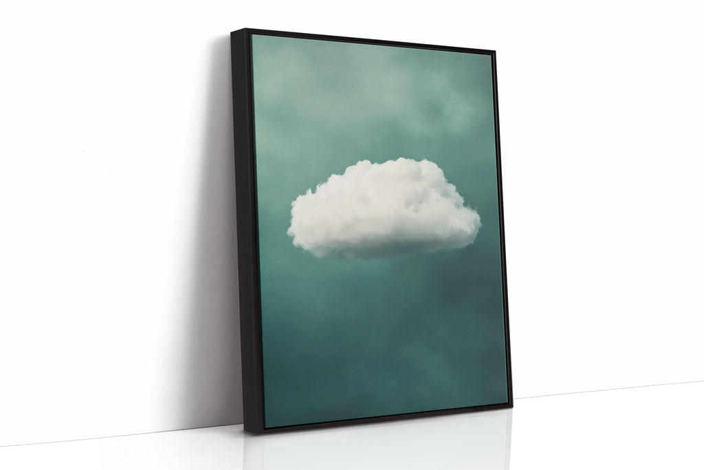 Gentle Cloud over Seafoam Sky