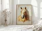 Golden Palomino in Brushstroke Light