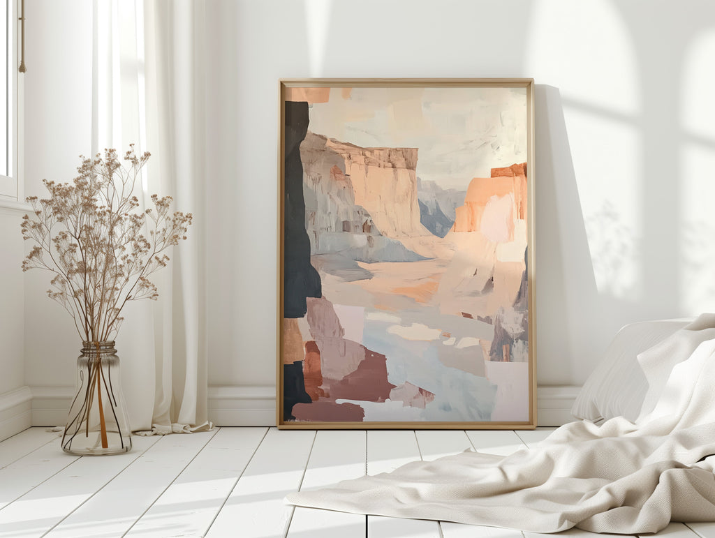 Canyon Light: Abstract Southwest Landscape