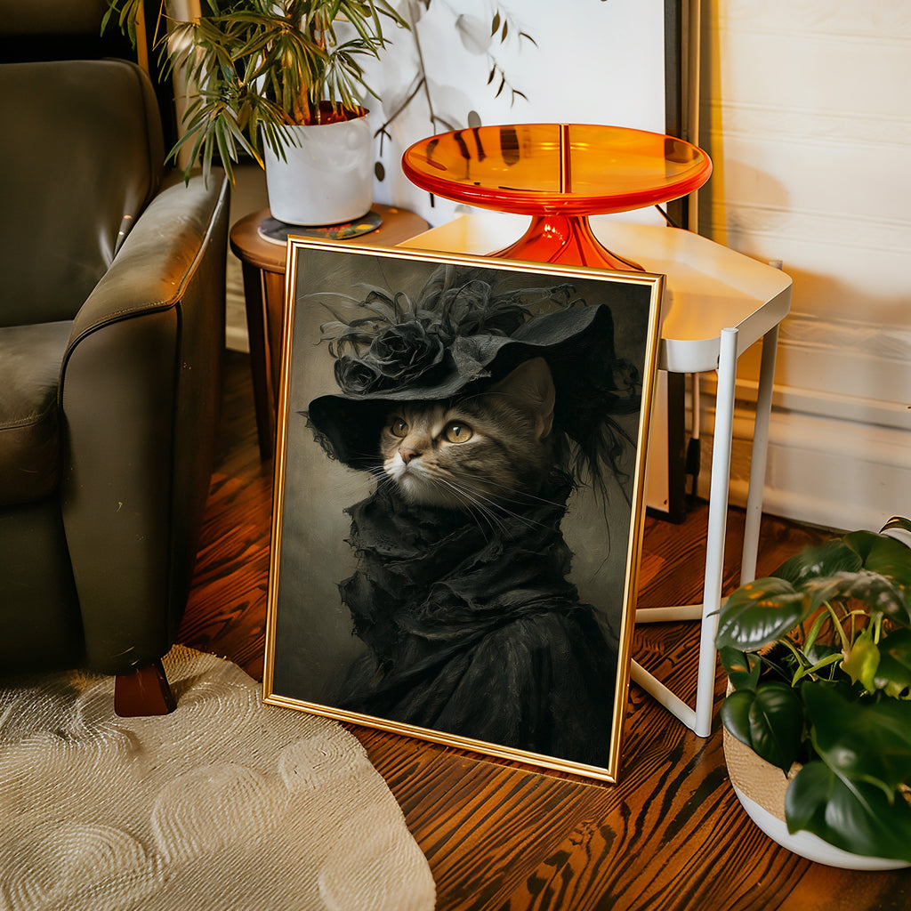 A Cat's Elegance Unveiled