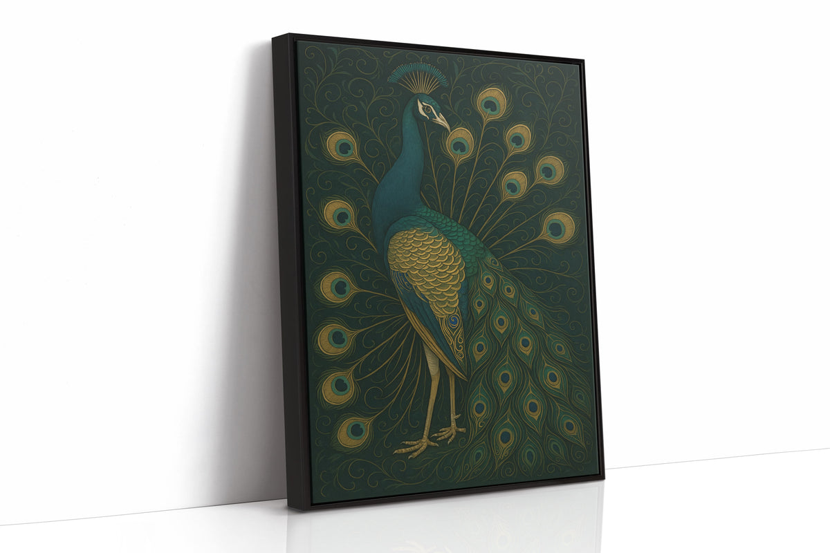 Regal Silence of the Golden Peacock