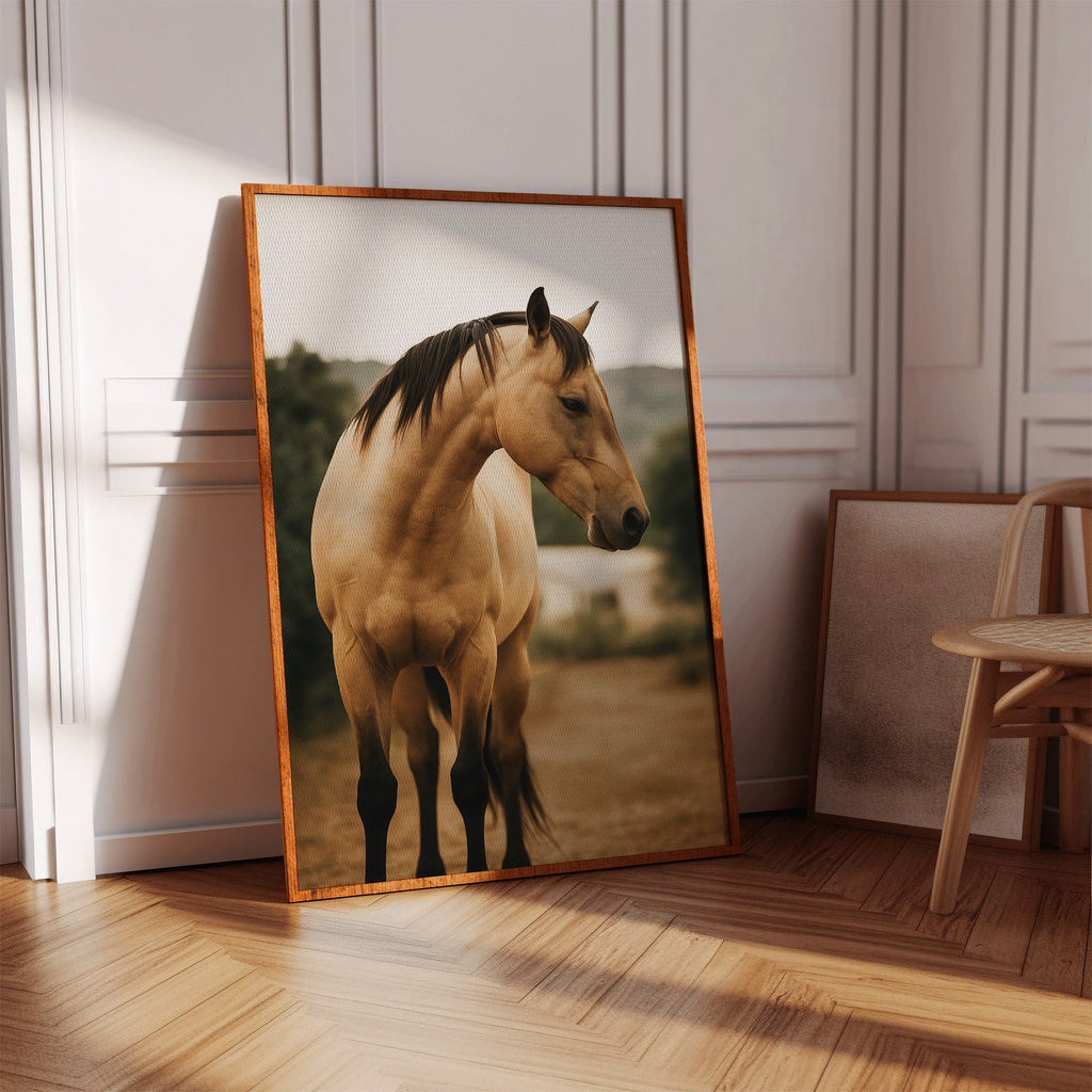 Buckskin Beauty in the Evening Light