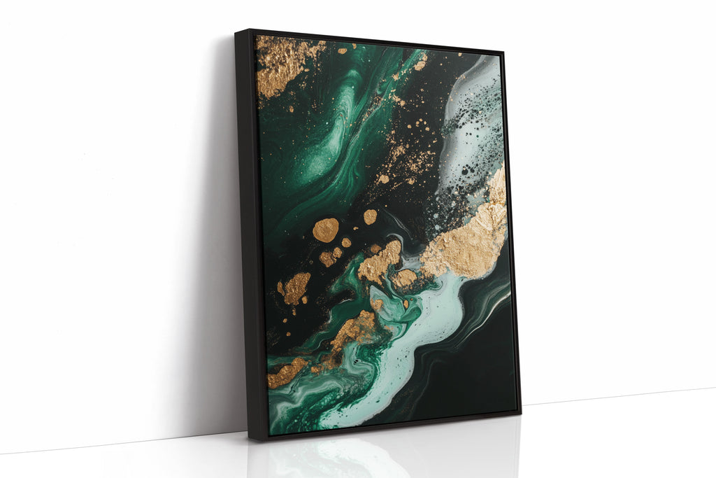 Emerald Rush with Gilded Horizon