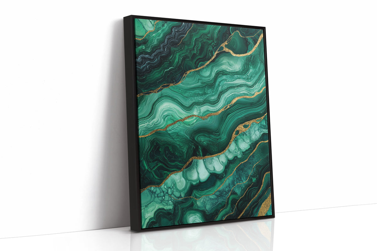 Veins of Emerald and Golden Earth